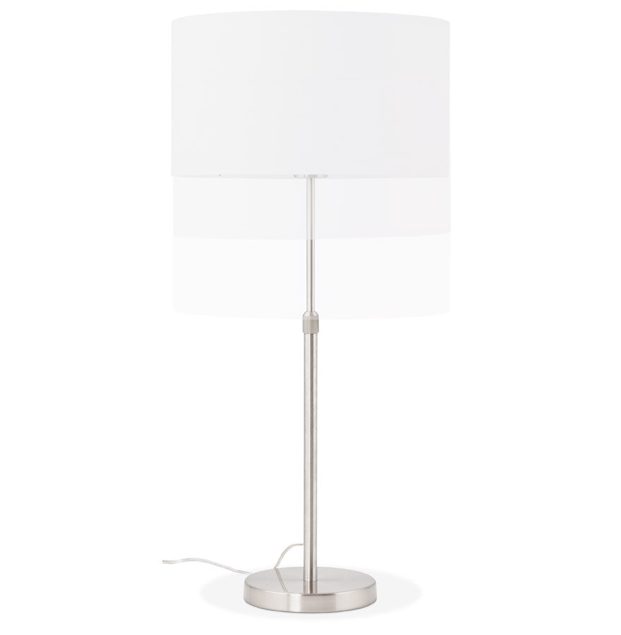 Witte, in de hoogte regelbare tafellamp &#039;LIVING MINI&#039;