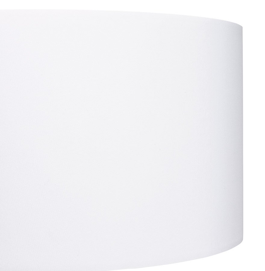 Design tafellamp &#039;SPRING MINI&#039; met witte lampenkap en zwarte staander