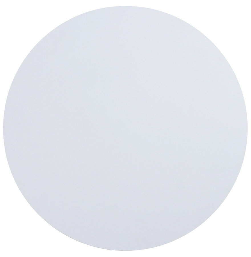 Wit, rond tafelblad &#039;RINGO&#039; &Oslash; 70cm