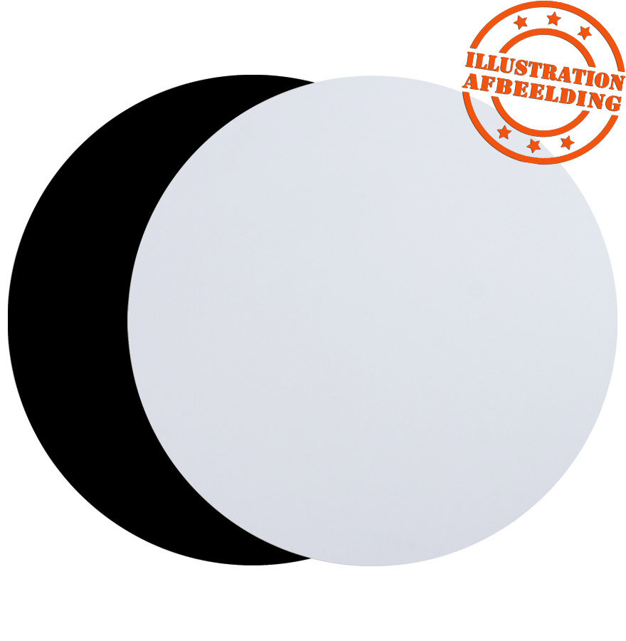 Wit, rond tafelblad &#039;RINGO&#039; &Oslash; 70cm