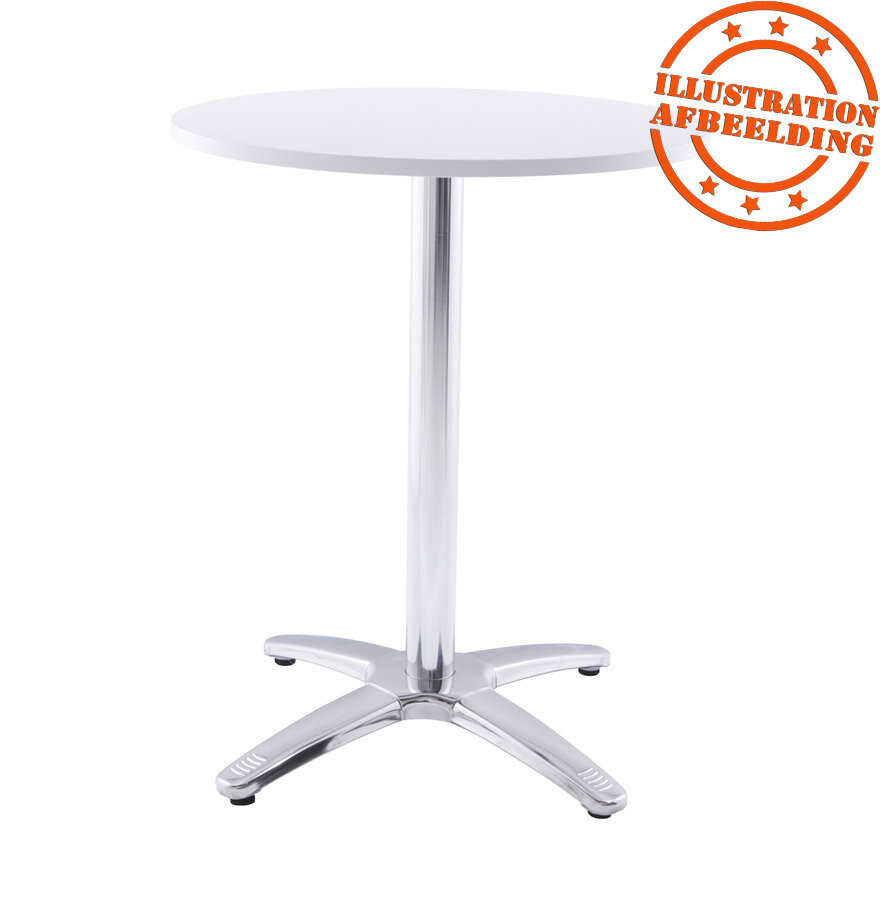 Wit, rond tafelblad &#039;RINGO&#039; &Oslash; 70cm