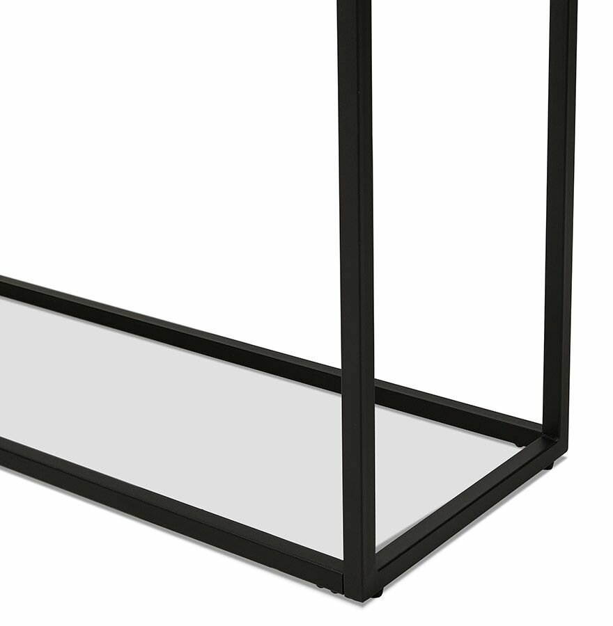 Industri&euml;le consoletafel &#039;RIVER&#039; van hout en metaal