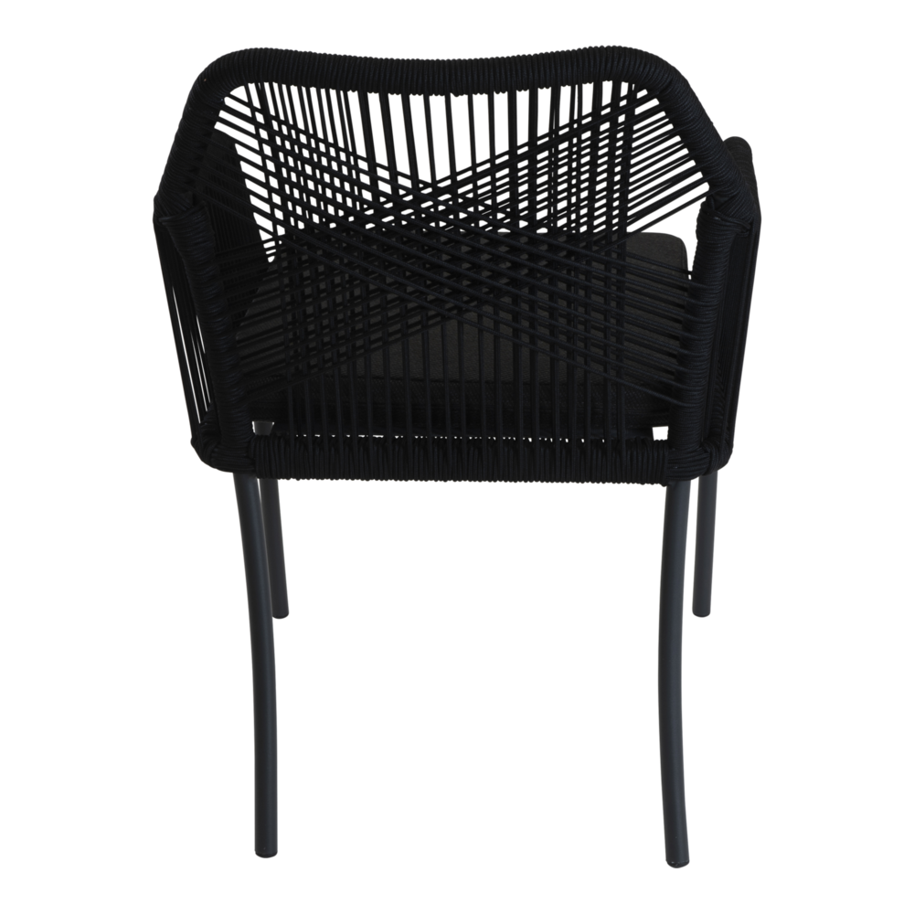 Outdoor Living - Stapelstoel Akita zwart
