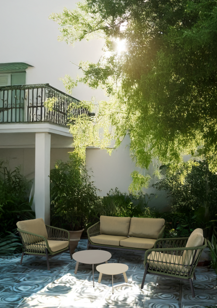 Outdoor Living - Loungeset Zavi Olive
