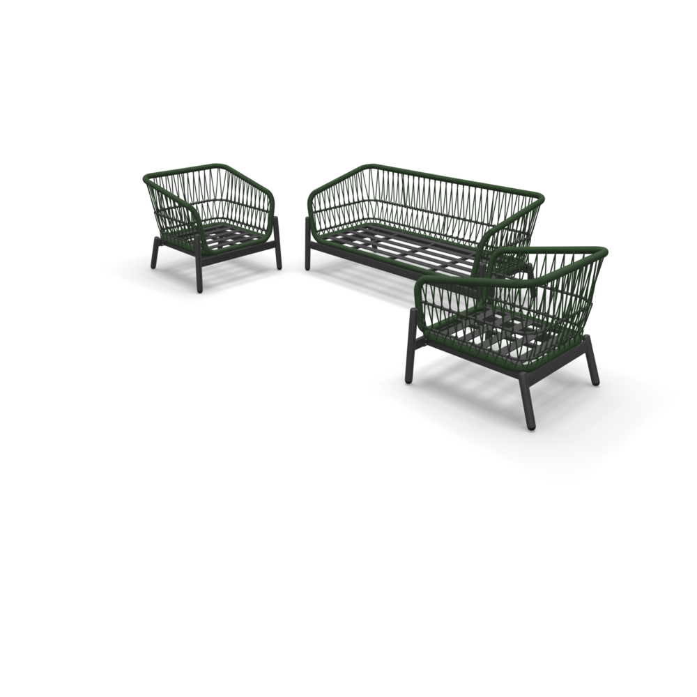 Outdoor Living - Loungeset Zavi Olive