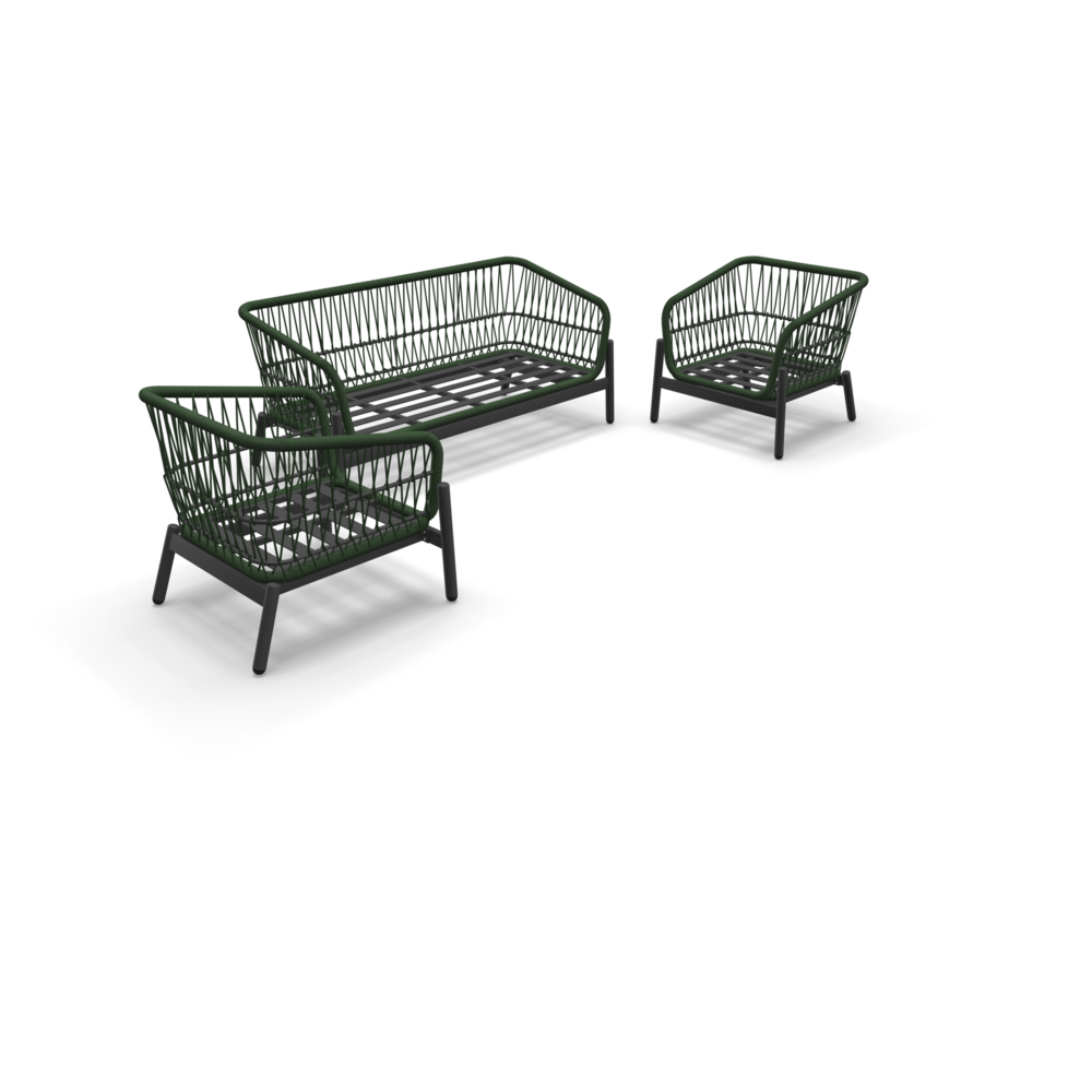 Outdoor Living - Loungeset Zavi Olive