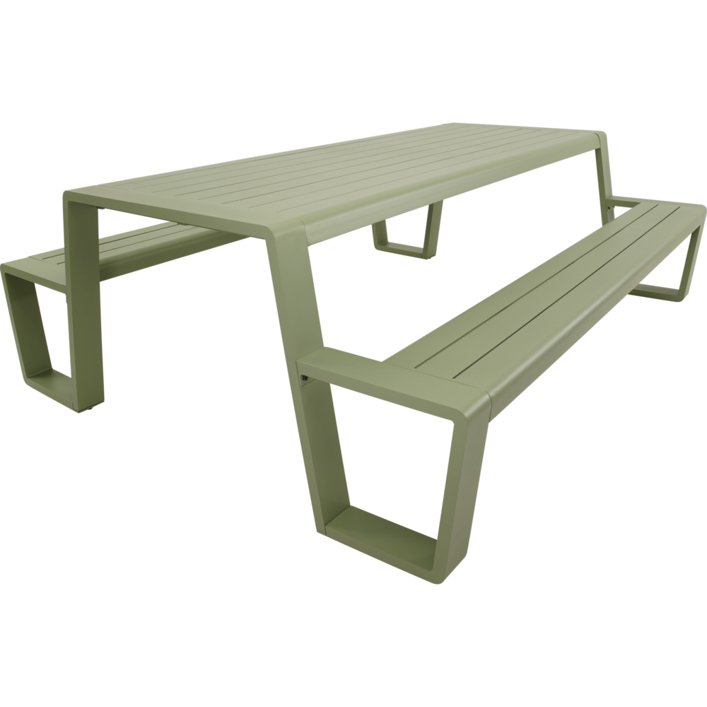 Outdoor Living &ndash; Picknickset Estilo zachtgroen 220 cm