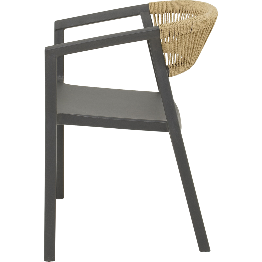 Outdoor Living - Stapelstoel Terrasa antraciet