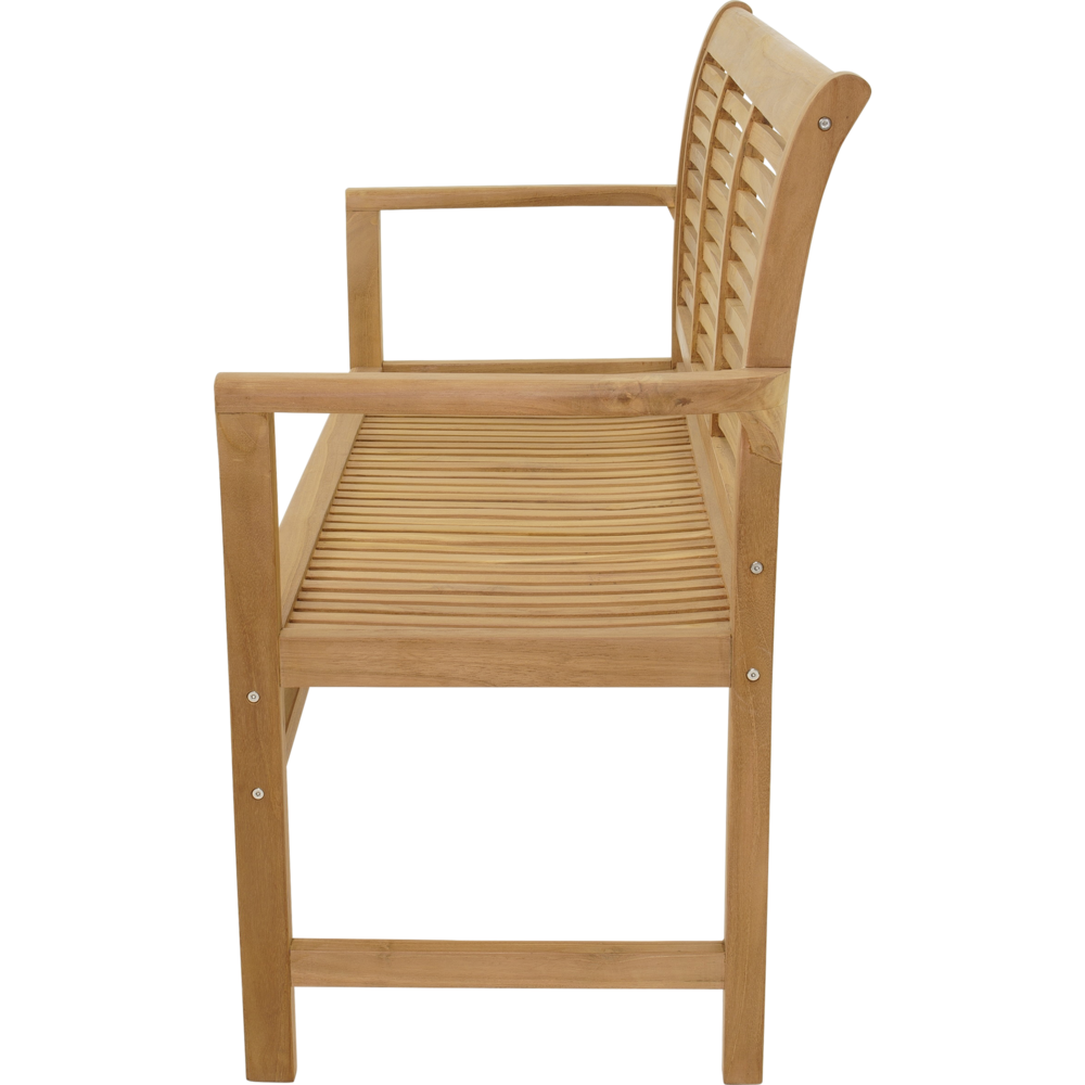 Outdoor Living - Tuinbank teak Stripe 142cm