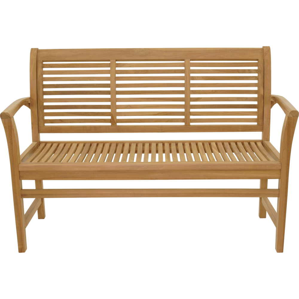 Outdoor Living - Tuinbank teak Stripe 142cm