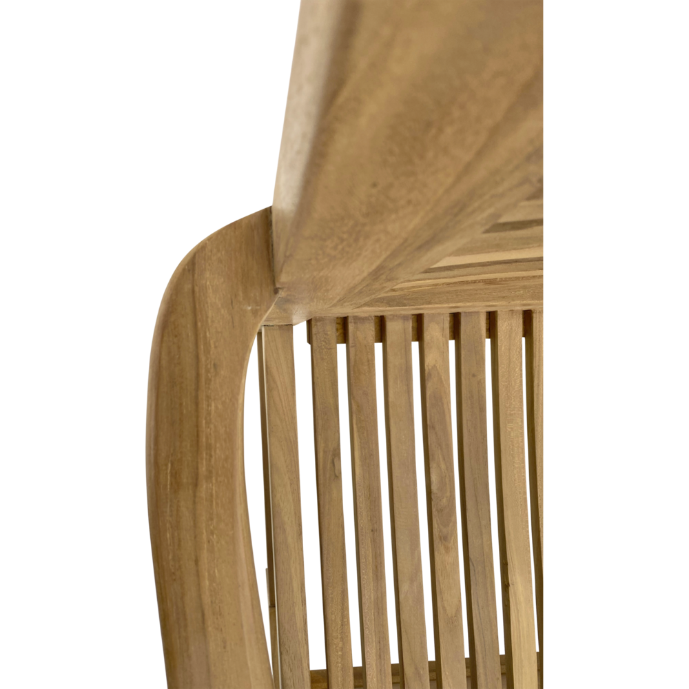 Outdoor Living - Tuinbank teak Stripe 142cm