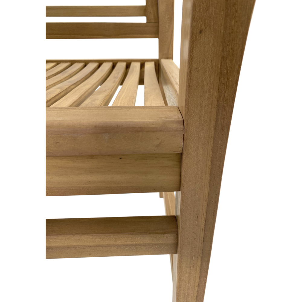 Outdoor Living - Tuinbank teak Stripe 142cm