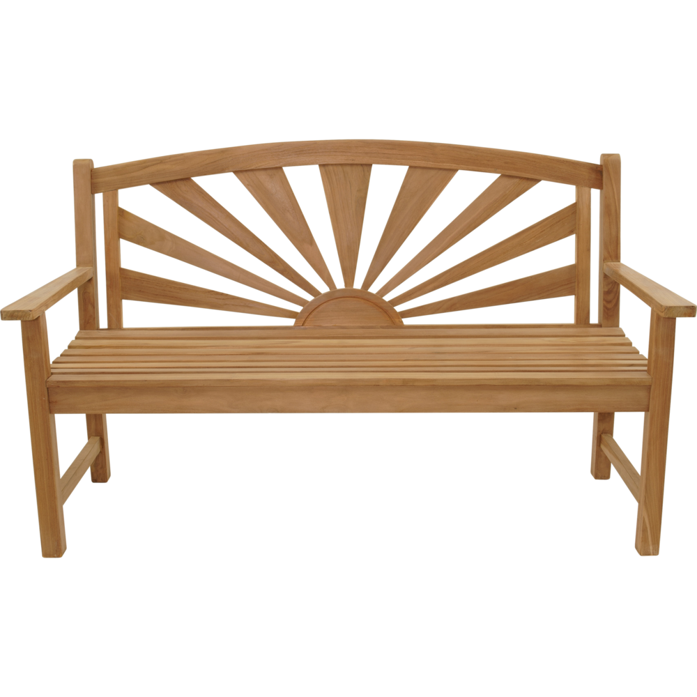 Outdoor Living - Tuinbank teakhout Sunburst 156 cm