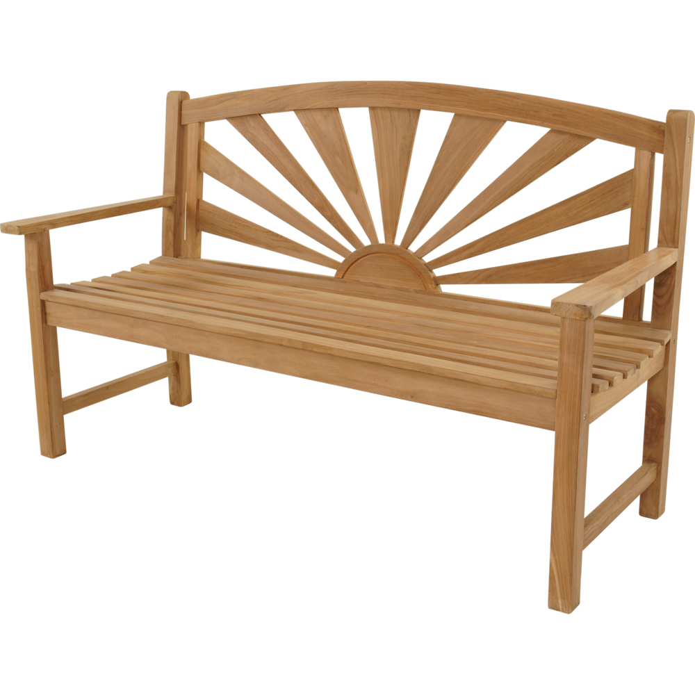 Outdoor Living - Tuinbank teakhout Sunburst 156 cm