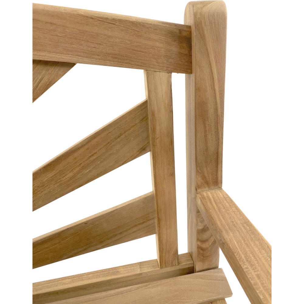 Outdoor Living - Tuinbank teakhout Sunburst 156 cm