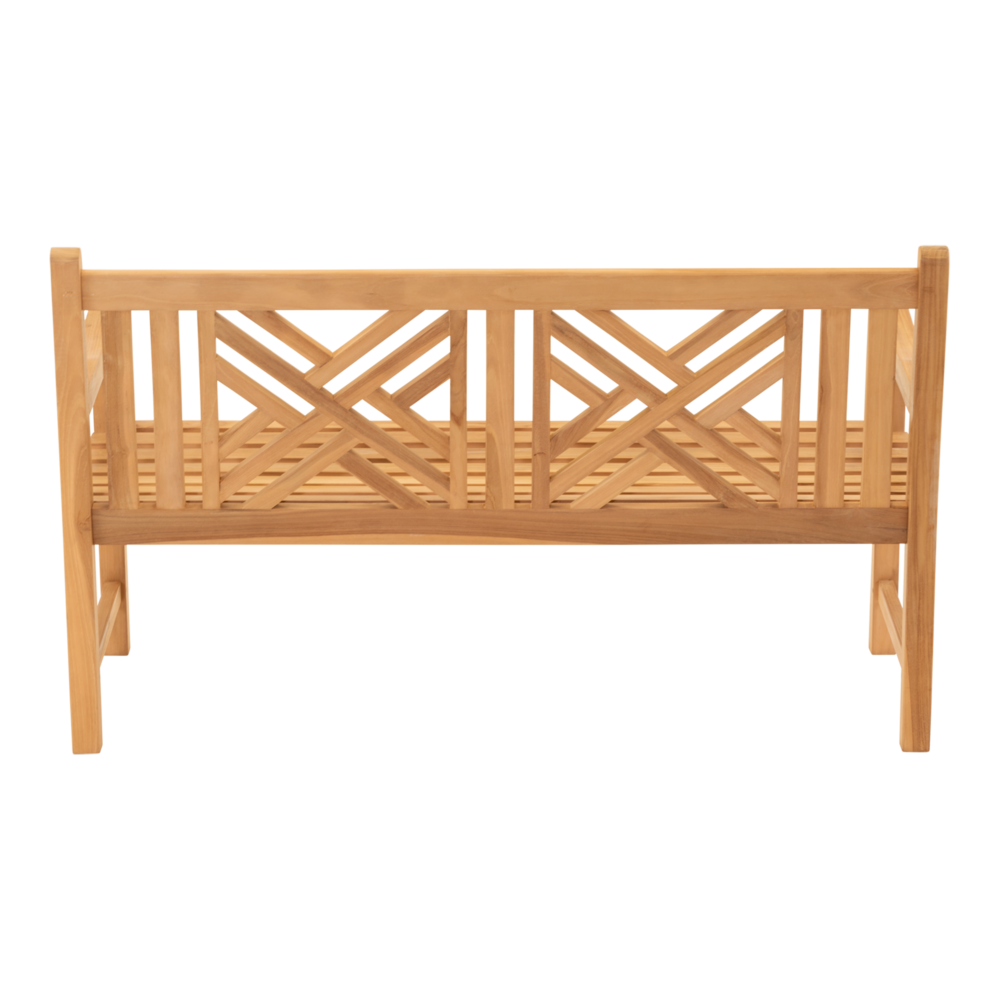 Outdoor Living - Tuinbank teak Cross 150cm