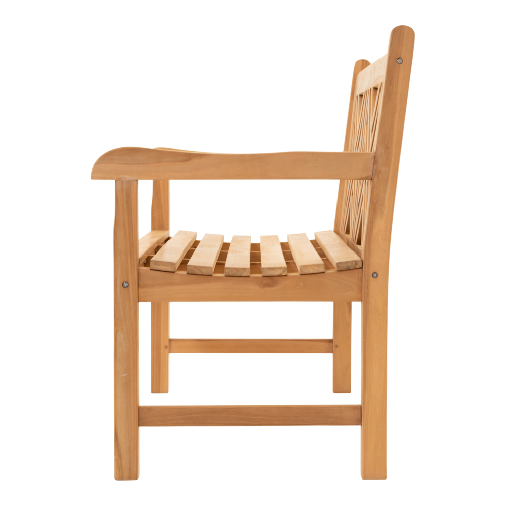 Outdoor Living - Tuinbank teak Cross 150cm