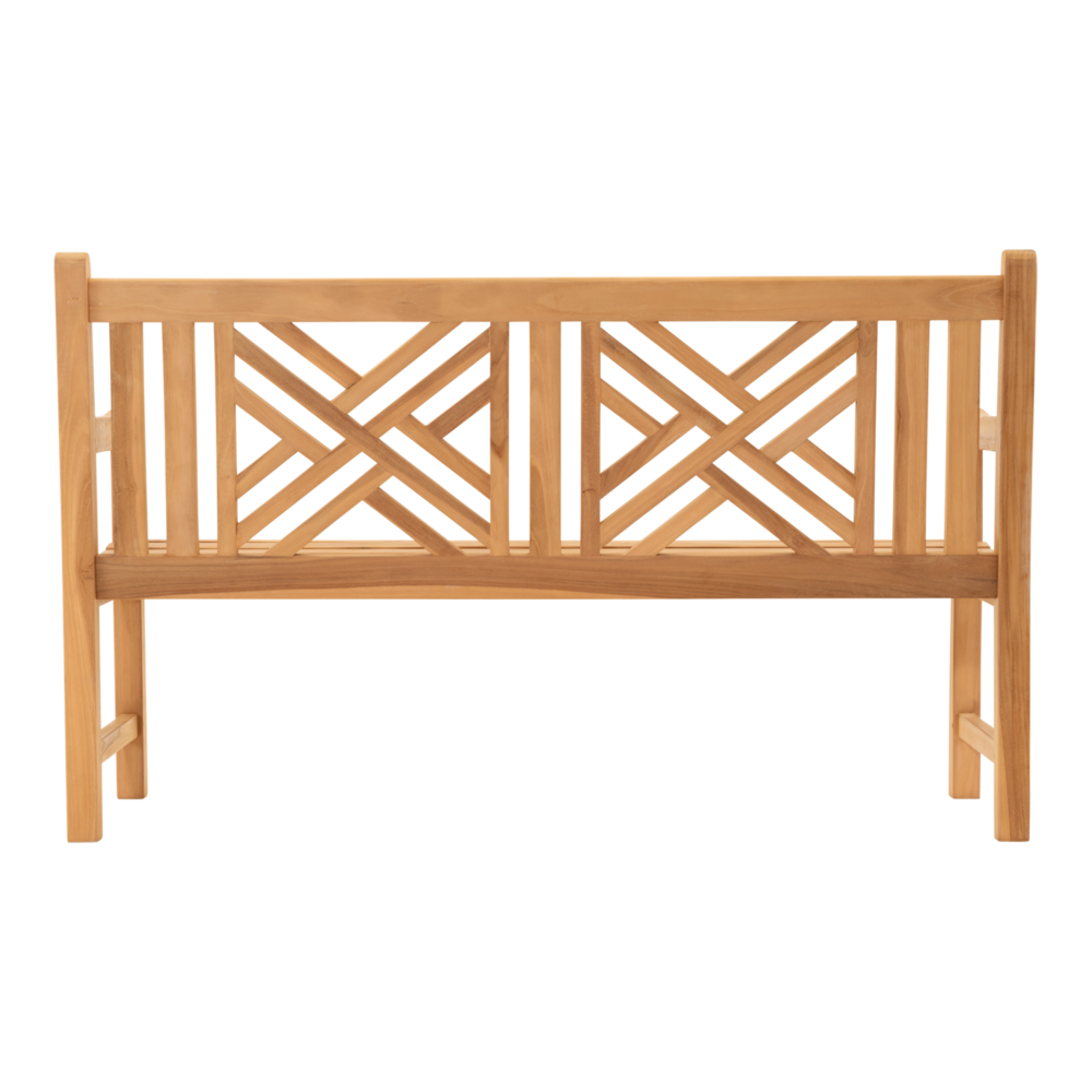 Outdoor Living - Tuinbank teak Cross 150cm