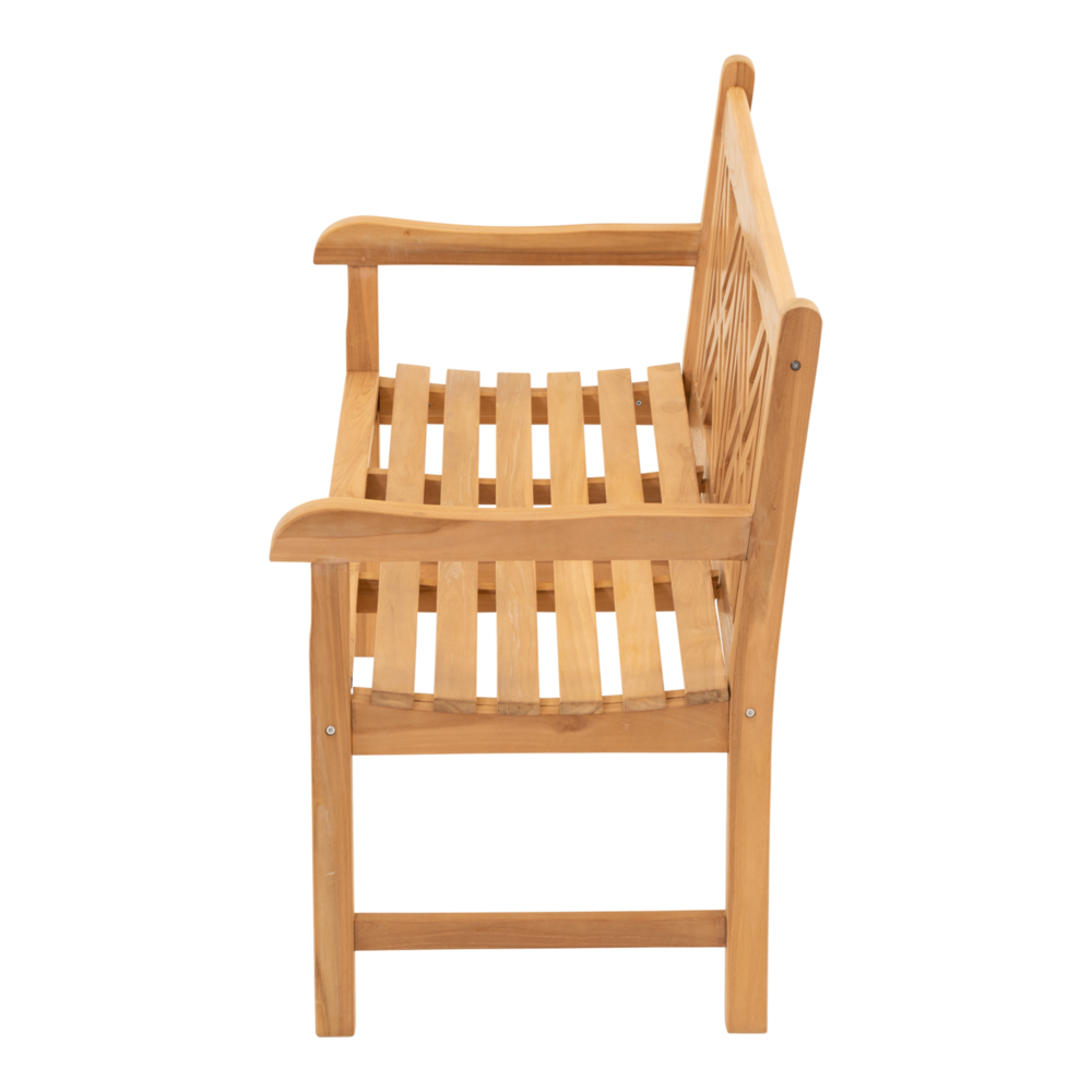 Outdoor Living - Tuinbank teak Cross 150cm