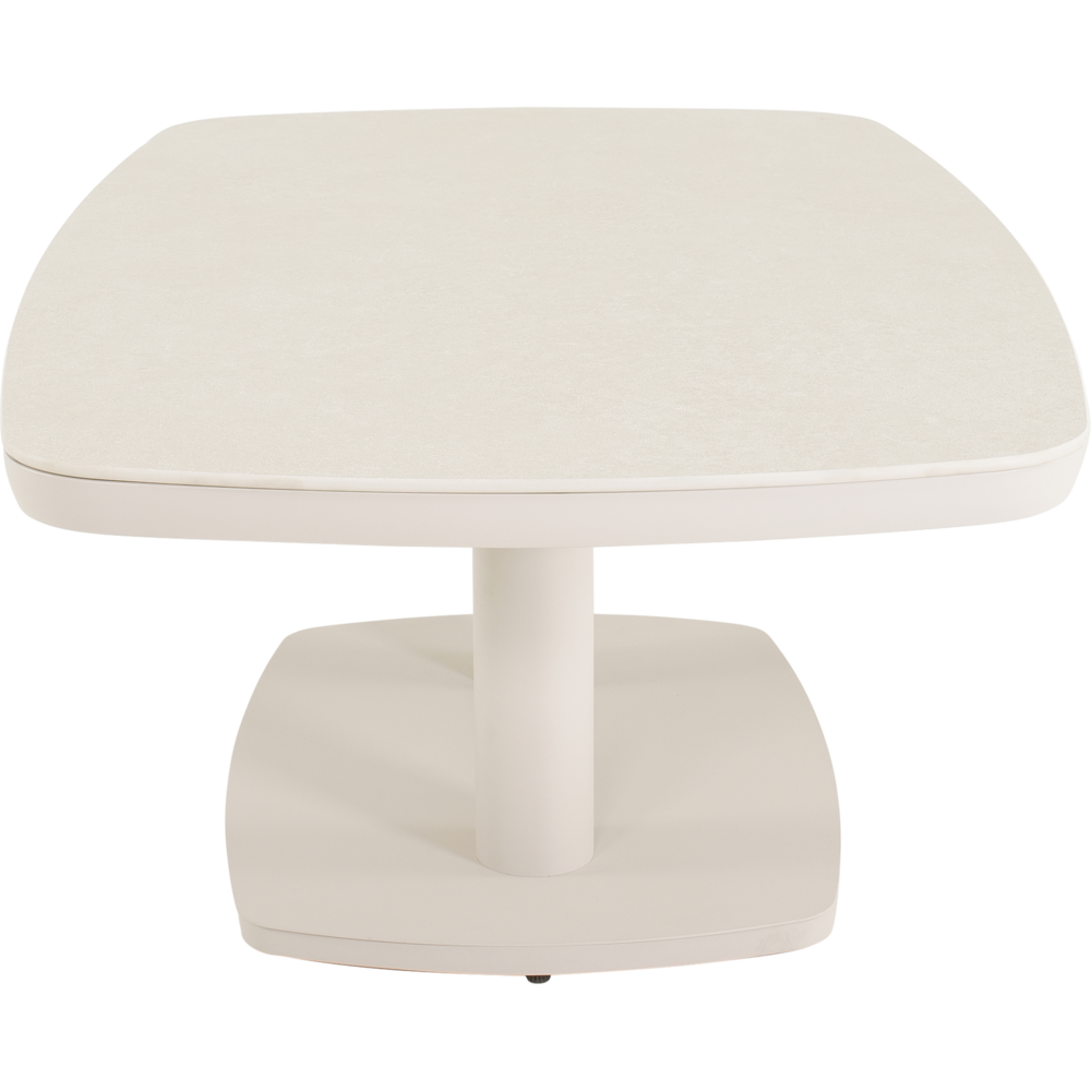 Outdoor Living - Loungetafel verstelbaar Geneva Crema Deens ovaal 135x83cm