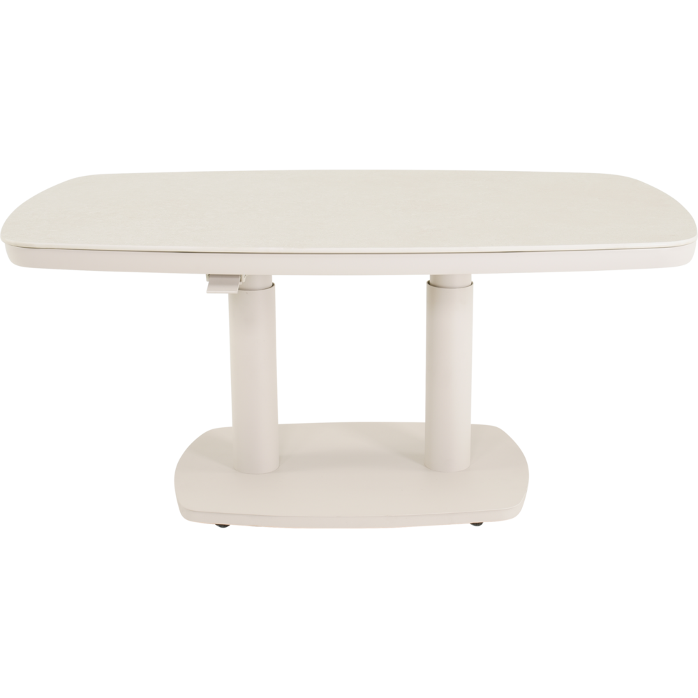 Outdoor Living - Loungetafel verstelbaar Geneva Crema Deens ovaal 135x83cm