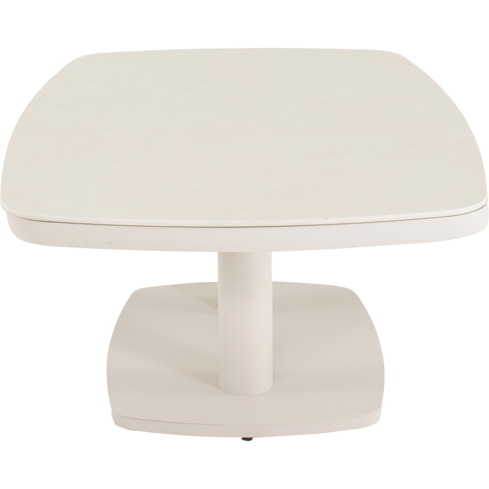 Outdoor Living - Loungetafel verstelbaar Geneva Crema Deens ovaal 135x83cm