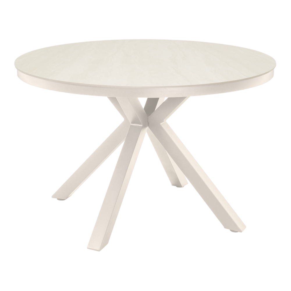 Outdoor Living - Tafel Davos Crema &Oslash;118cm