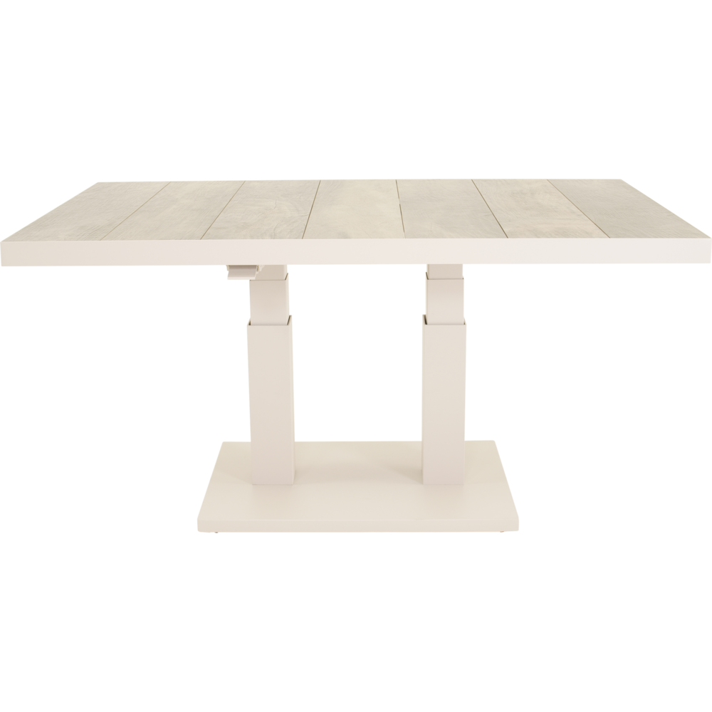 Outdoor Living - Loungetafel verstelbaar Prato Crema 140x85cm