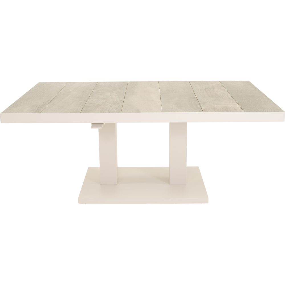 Outdoor Living - Loungetafel verstelbaar Prato Crema 140x85cm