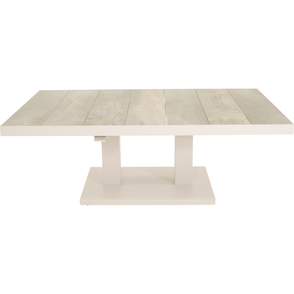 Outdoor Living - Loungetafel verstelbaar Prato Crema 140x85cm
