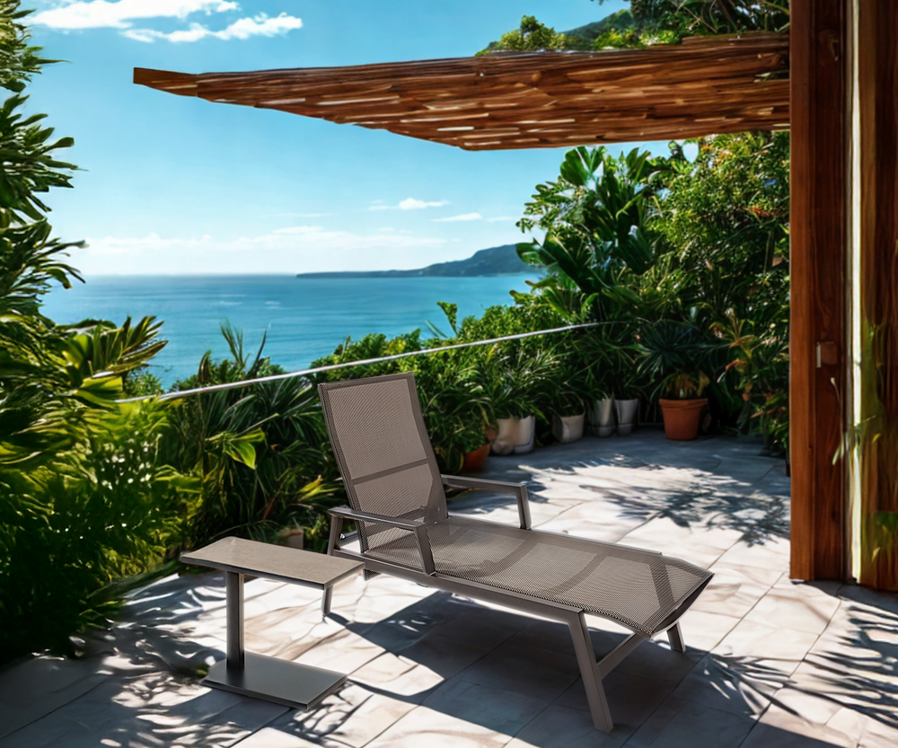 Outdoor Living - Bijzettafel verstelbaar Geneva 60x40cm