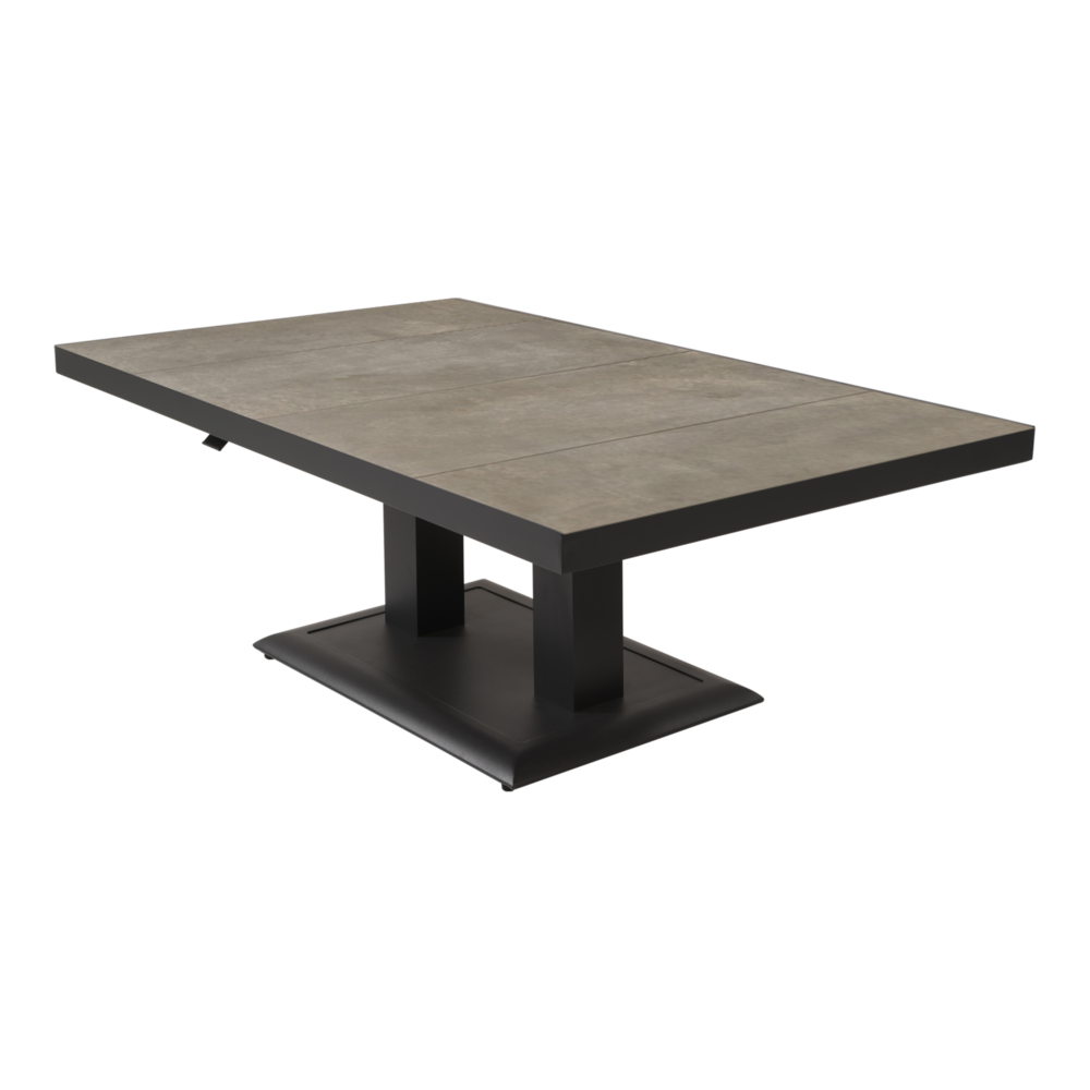 Outdoor Living -  Loungetafel verstelbaar Murcia Negro 140x85cm