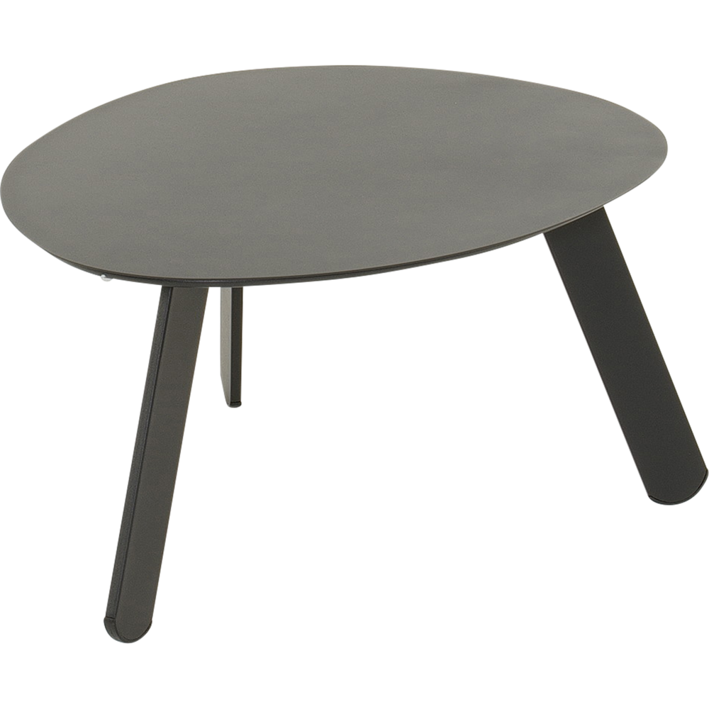 Outdoor Living - Bijzettafeltje Tiki zwart 55x46x28cm