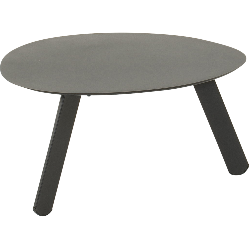 Outdoor Living - Bijzettafeltje Tiki zwart 55x46x28cm