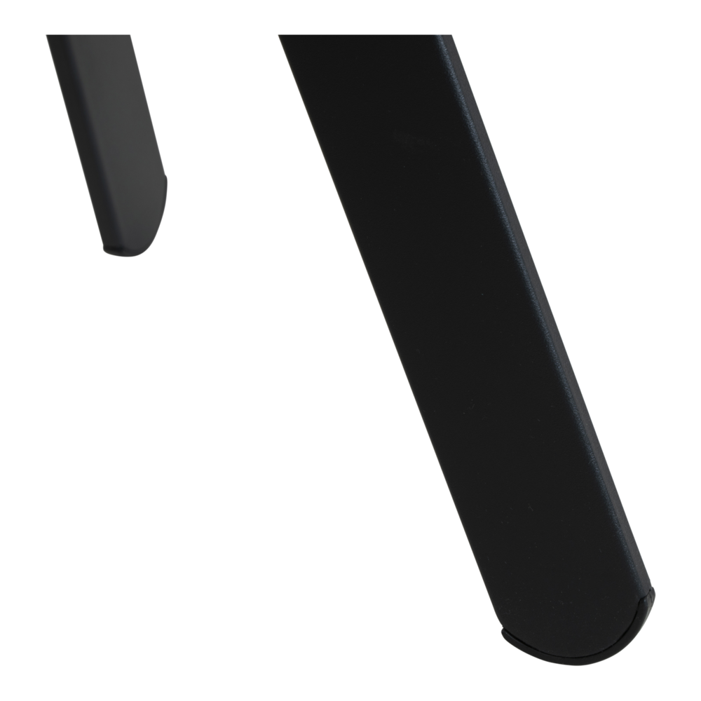 Outdoor Living - Bijzettafeltje Tiki zwart 55x46x28cm