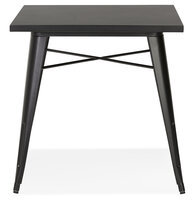 Maysun - Industri&euml;le Eettafel - CAYA Zwart 76X76 CM