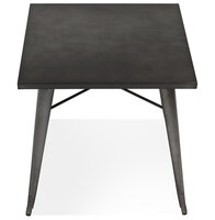 Maysun - Industri&euml;le Eettafel - CAYA Donkergrijs 76X76 CM