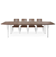 Maysun - Design Eettafel - EVYNNE Walnoot 170-270X100 CM