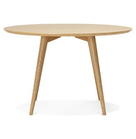 Maysun - Design Eettafel - JANICE Naturel &Oslash;120 CM