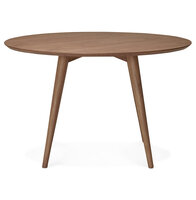 Maysun - Design Eettafel - JANICE Walnoot &Oslash;120 CM