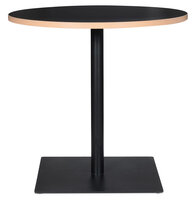 Maysun - Design Bistrotafel - BEAU Zwart-Zwart &Oslash; 80 CM