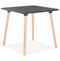 Maysun - Design Eettafel - SHAMEE Zwart 80 X 80 CM