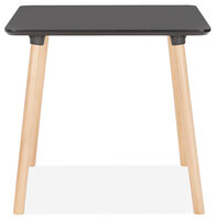 Maysun - Design Eettafel - SHAMEE Zwart 80 X 80 CM