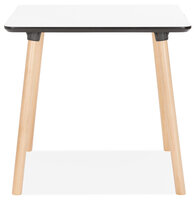 Maysun - Design Eettafel - SHAMEE Wit 80 X 80 CM