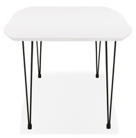Maysun - Design Eettafel - DIONE Wit-Zwart 170(270)X100 CM