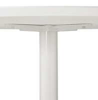 Maysun - Design Eettafel - BRITTE Wit &Oslash; 90 CM