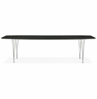 Maysun - Design Eettafel - EVYNNE Zwart 170(270)X100 CM