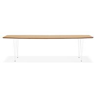 Maysun - Uitschuifbare Eettafel - SISSI Naturel 170(270)X100 CM