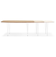 Maysun - Uitschuifbare Eettafel - SISSI Naturel 170(270)X100 CM
