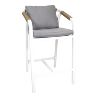 Outdoor Living -  Barstoel Rimini wit 